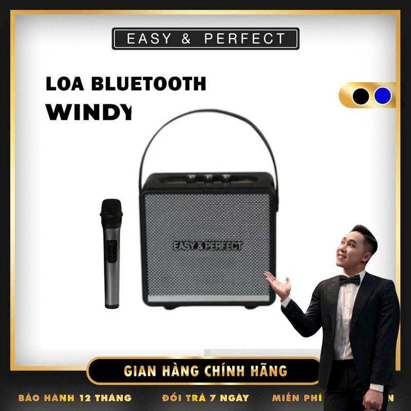 [ENP x VINHBANHBO] Loa Bluetooth Karaoke Windy, Kèm 1 Micro Cao Cấp Chống Hú, Hát Karaoke Cực Hay, Chính Hãng BH 12 Tháng Nghe Nhạc
