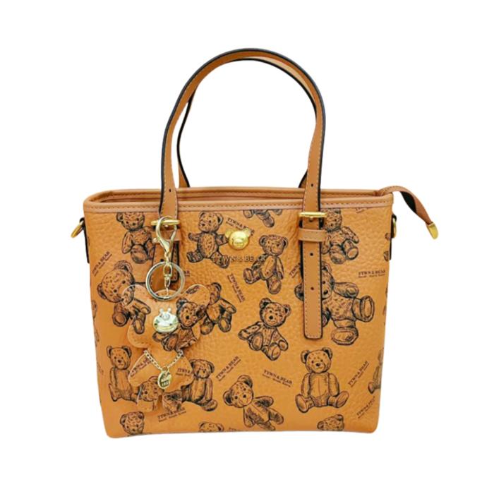 Gambar [CLEARANCE SALE] TTWN Bear Handbags Kulit Sintetis Wanita Jastipan.th - Chocolate TN-3452 dari Jastipan.th Kota Tanjung Pinang 4 Tokopedia