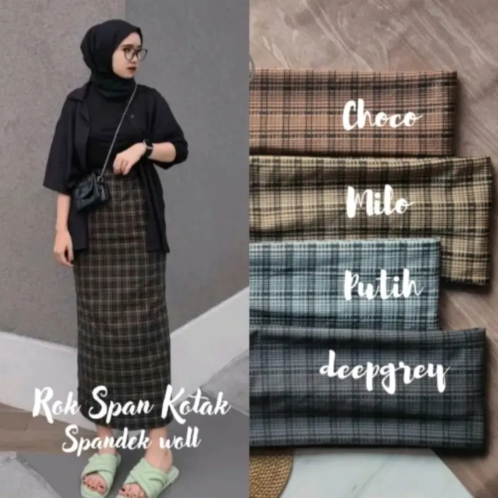 ROK SPAN TARTAN KOTAK 3