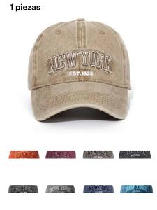 Gorra de Béisbol con Bordado de New York, Sombrero Casual para Deportes al Aire Libre para Hombres y Mujeres, Sombrero para el Sol Vintage y Versátil para Uso Diario