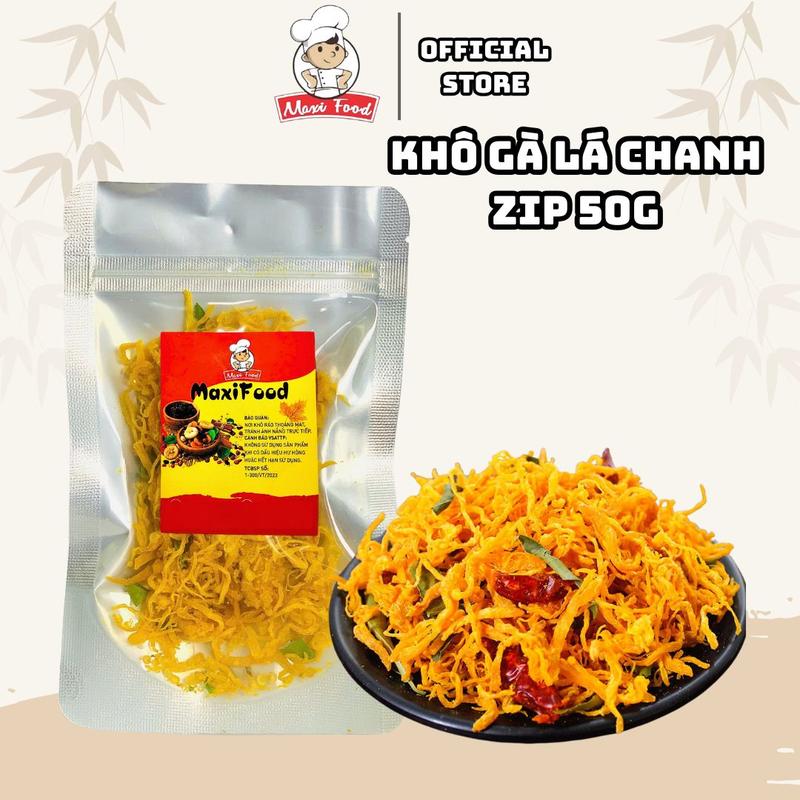 Khô Gà Lá Chanh Thơm Ngon 50g - MAXIFOOD