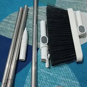 Set Sapu Pengki Pembersih Lantai Broom Set Dustpan Sapu Lipat Kombinasi Pengki Sapu