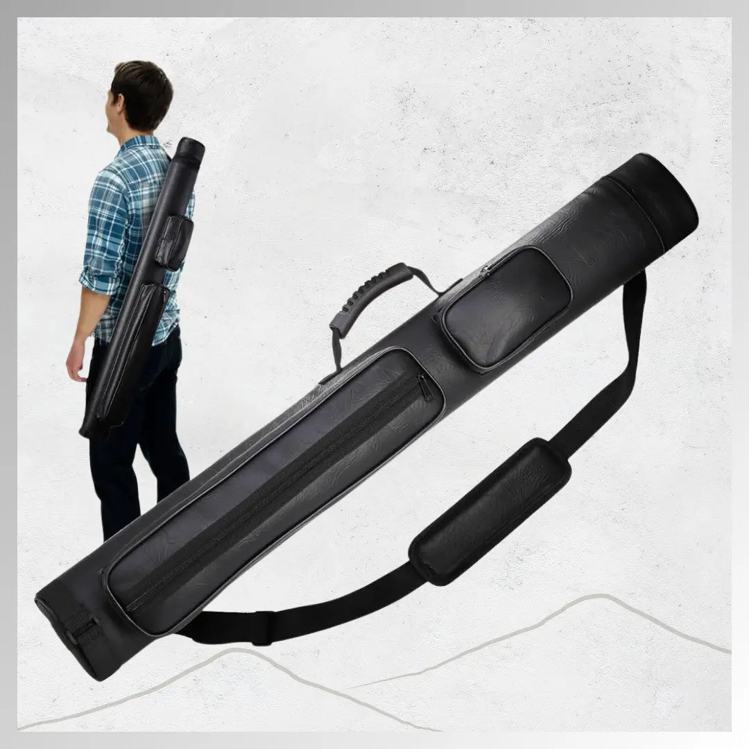 Billiard Pu Leather Case For 1Pc and 2 Pcs Stick billiard  cue cuestick yfen  carbon ice  sword
