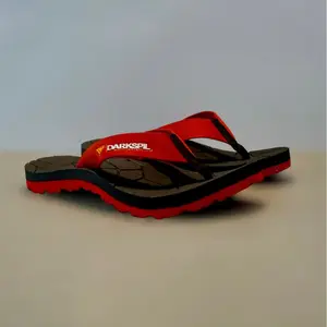 Sandal gunung Darkspil-jepit merah ausol merah pria wanita 36-43. Outdoor flexible ringan karet Sendal