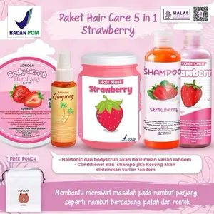[BPOM] PAKET HAIR CARE 5 IN1/PAKET HEMAT HAIR CARE/HAMPERS HAIR MASK FREE POUCH