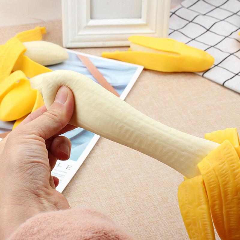 Product Introduction of 14.5CM Banana Squishy Toys Squeeze Antistress Novelty 1 Decompression Toy Joking Funny Venting U1M1 33