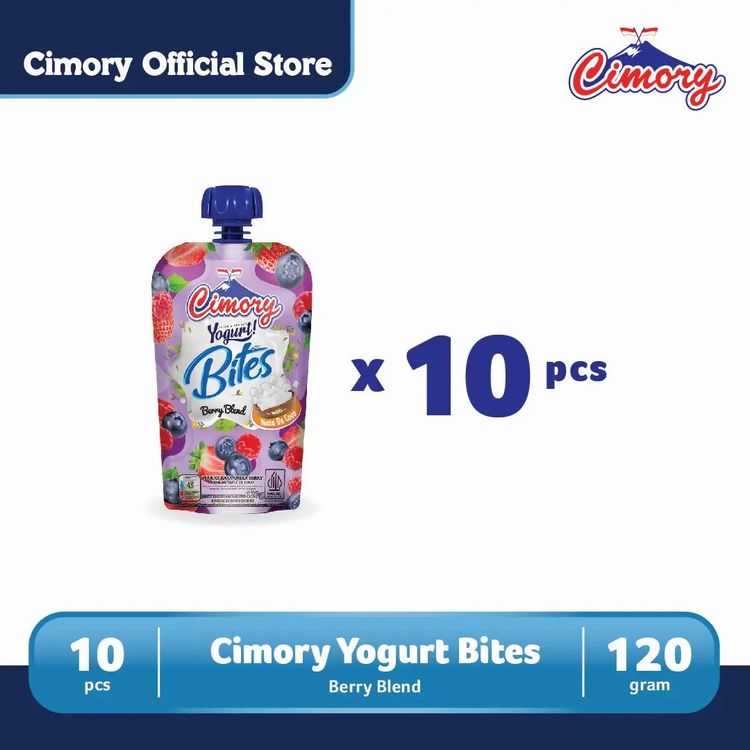 Cimory Yogurt Bites Berry Blend 10 Pcs