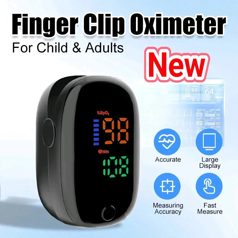 Oximeter Finger Pulse Digital SMH01 Otomatis Cepat Akurat untuk Dewasa dan Anak 1