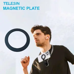 TELESIN Original Magnetic Plate O Ring Besi for TELESIN Strap Kalung Magnetic