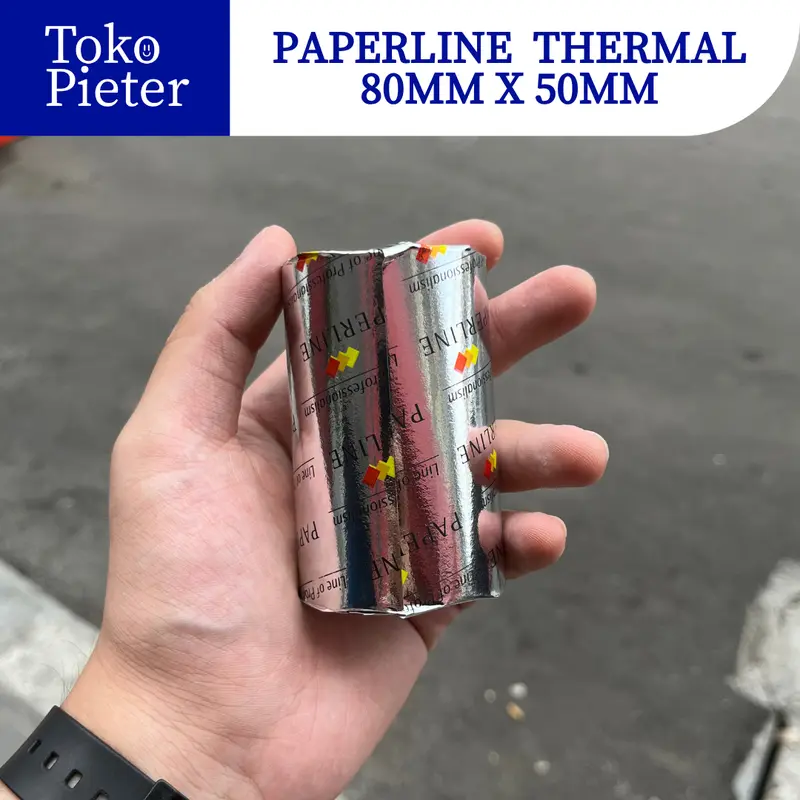 Kertas Thermal Paperline Struk Roll Kasir 80x50 Surabaya (1PCS) 1