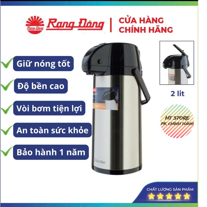 Phích Đựng Nước 2045 ST1.E 2/2.5 Lít - Vòi Bơm Thuận Lợi Ruột Thủy Tinh Cao Cấp An Toàn Tuyệt Đối Cho Sức Khỏe RD 2045 - 2545 ST1.E