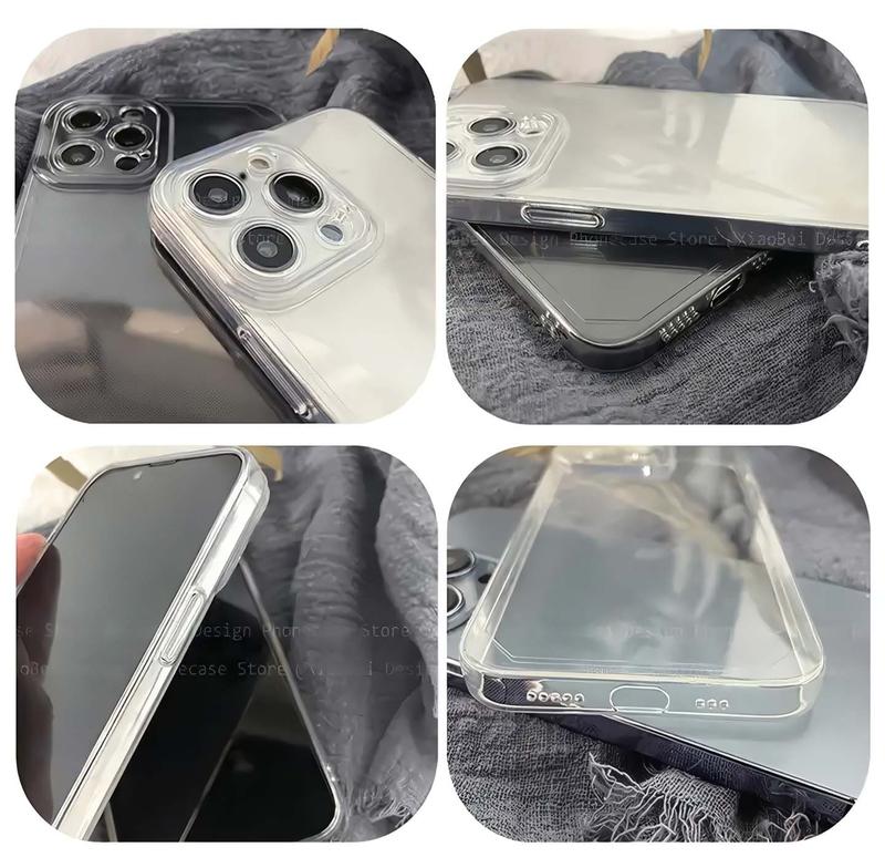 CASE CLEAR AIRBAG 11 13 12 XR X XS MAX 11 PRO 12 PRO 13 PRO 14 PRO 7 PLUS 15 PRO MAX Soft case AB1 4