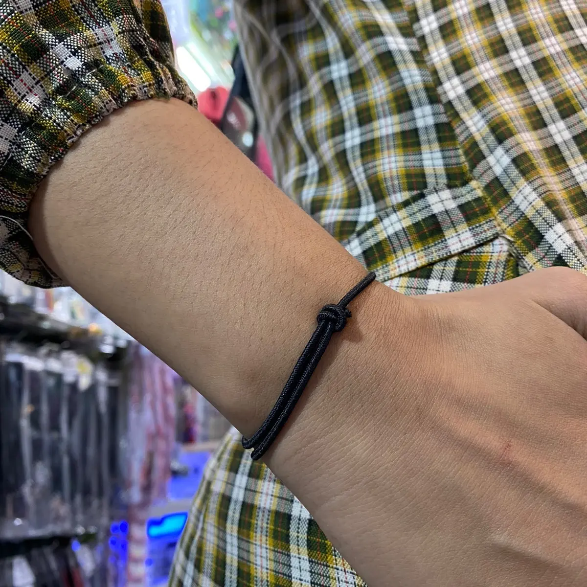 3 Pcs Gelang Tali Tangan/Kaki Elastis Polos Melar Pria Wanita Bracelets Anglet