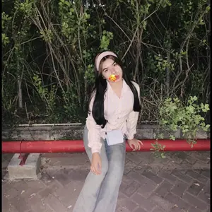 MZ - Money Fitted Shirt | Kemeja kerja wanita Slim fit garis stripe karet Lembut adem dan nyaman