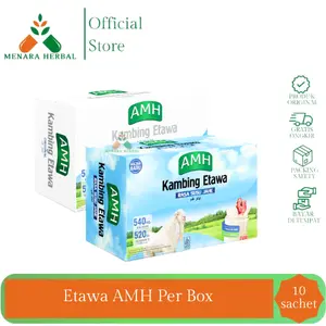 Susu Kambing Etawa Bubuk AMH Original I Rasa Susu Jahe I Etawa AMH Per Box isi 10 sachet