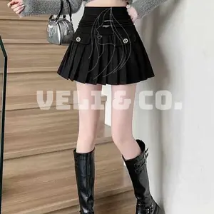 Bawahan Wanita Skort Mini Lipit