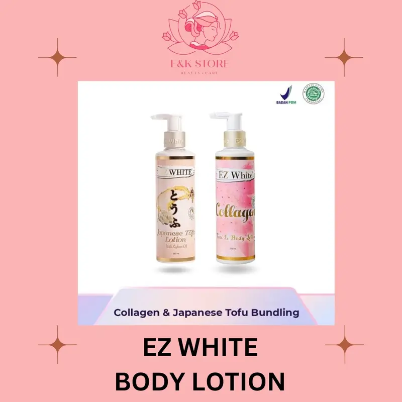 ￼EZ White Japanese Tofu / Collagen Hand Body Lotion 250ml 0
