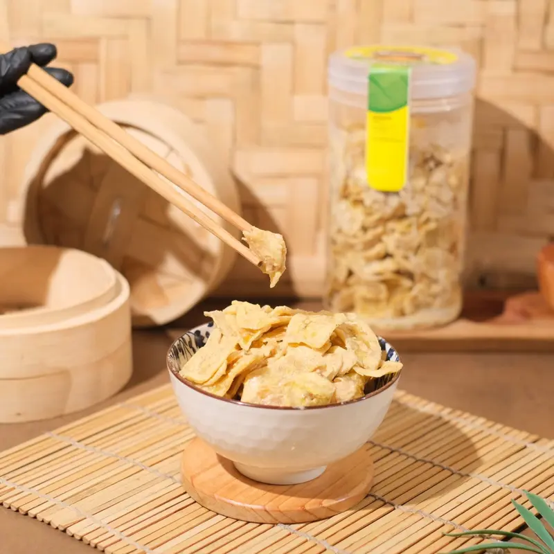 Keripik pisang lumer toples 1000ml (350gram)  keripik & camilan isi  pisang 6
