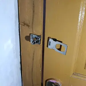 Kunci Lock Stainless Steel 2.5 inch Alat Kunci Pintu Rumah Keamanan Gembok Hasp Lock Meja Kunci