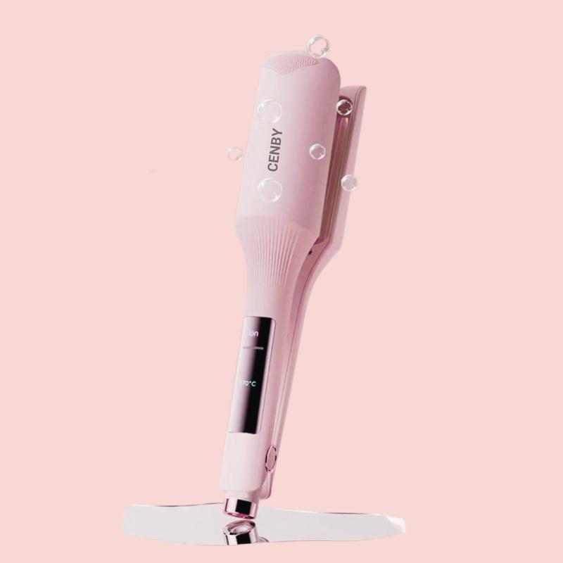Máy uốn tóc xoăn sóng nước Hippie ion âm CENBY có âm thanh báo hiệu không làm tổn thương tóc