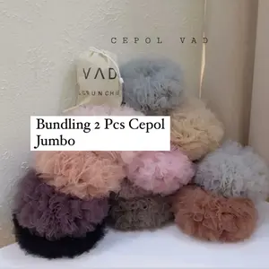 Dapat 2 Pcs Cepol Tile Size Jumbo VAD Anti Pusing Helm Friendly Jilbab Dalaman Instan Kerudung Topi Ciput