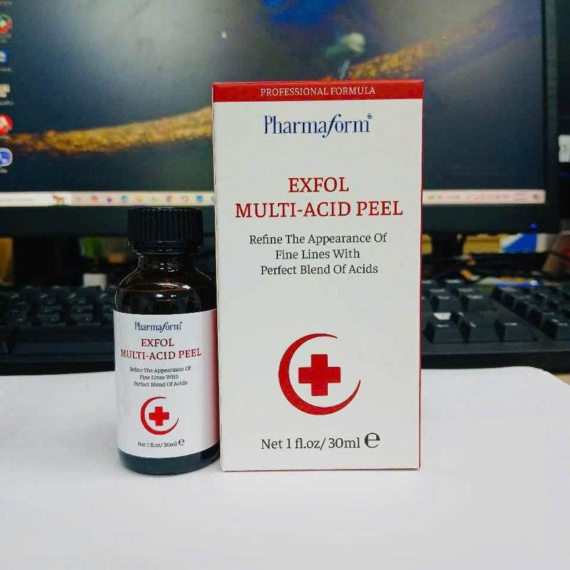 Tinh chất tái tạo làn da giúp da trắng sáng căng bóng Efor Multi-acid peel 30 ml Pharmaform
