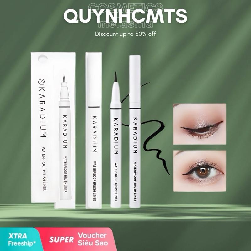 Bút Dạ Kẻ Mắt Nước Hàn Quốc Karadium Waterproof Brush Liner Black