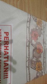 Product Review of Taplak meja gaya kontemporer kualitas tinggi hot stamping waterproof pvc taplak meja 3d heksagonal dan pola bunga from k**i 0
