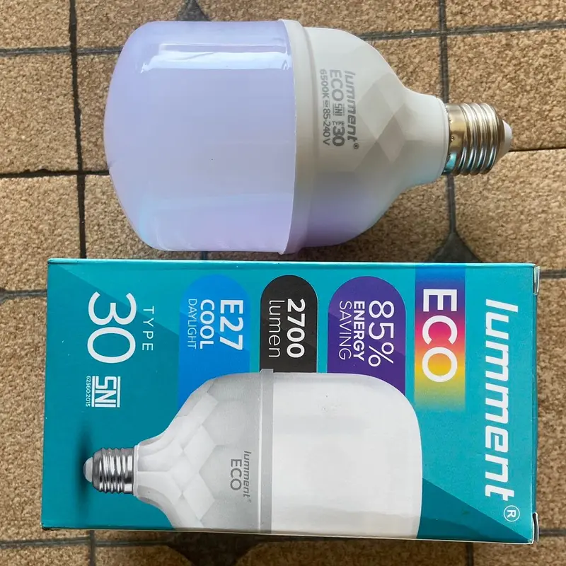 LED T BULB MURAH TERANG BERKUALITAS GARANSI NYALA 5WATT 15WATT 20WATT 30WATT 40WATT 4