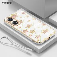 Gambar YWSBFID Casing Hp Untuk OPPO Reno 8T 4G Reno 8T 5G Case Hati yang berwarna-warni Pelapisan Samping Lanyard Silikon Softcase Casing - Gaya1, OPPO Reno 8T 4G dari YWSBFID MALL Kab. Tangerang 4 Tokopedia