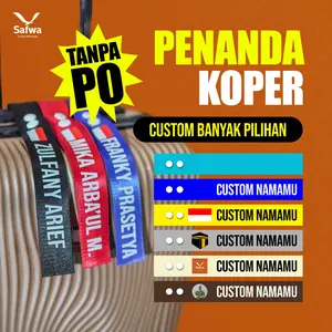 Safwa – Tag Koper Haji Umroh Custom Nama – Gantungan Penanda Koper Travel Anti Tertukar