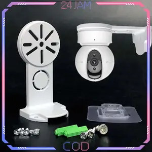Bracket CCTV Tiang Bracket CCTV Universal Penyangga CCTV IP Bracket Kamera CCTV IP Camera Putih