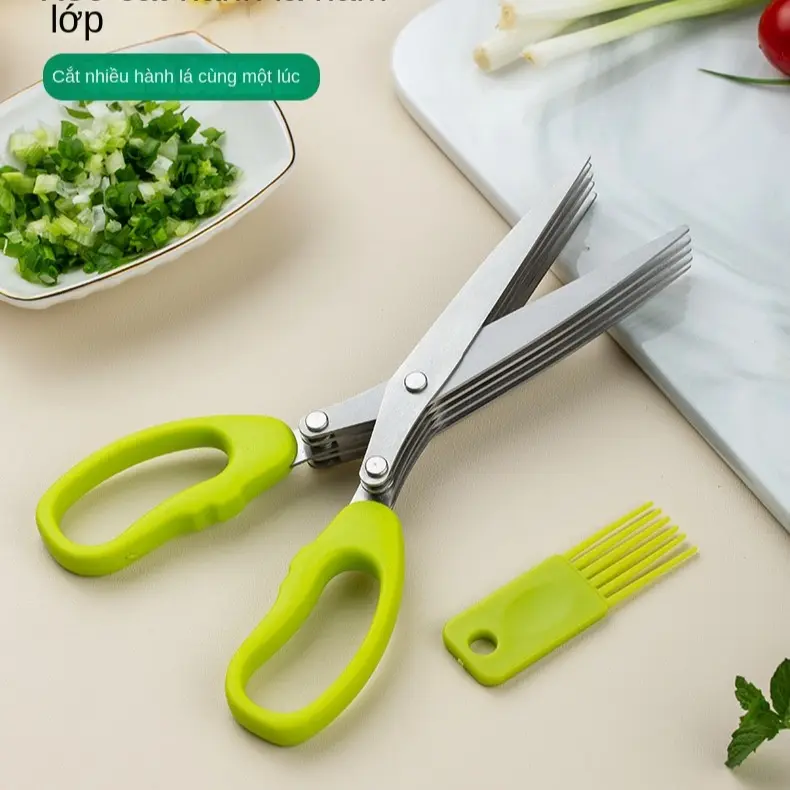 Kéo Nấu Ăn, Đa Lớp Mạnh Mẽ, Dùng Để Cắt Thảo Mộc Và Rau Củ