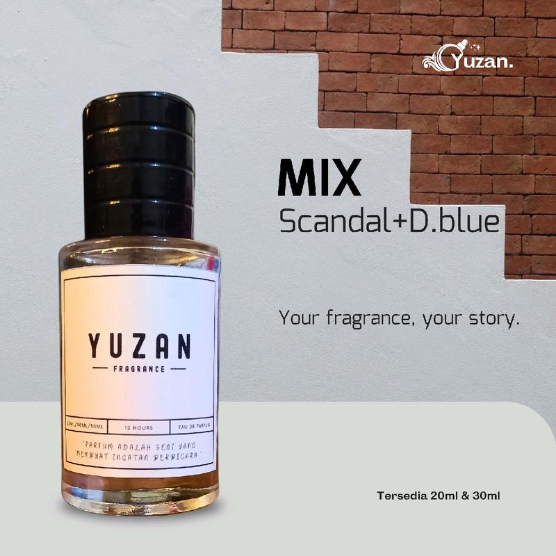 Mix Parfum Pria Wanita Seger tahan lama | Parfum Mix Uniseks mewah | YUZAN | 2