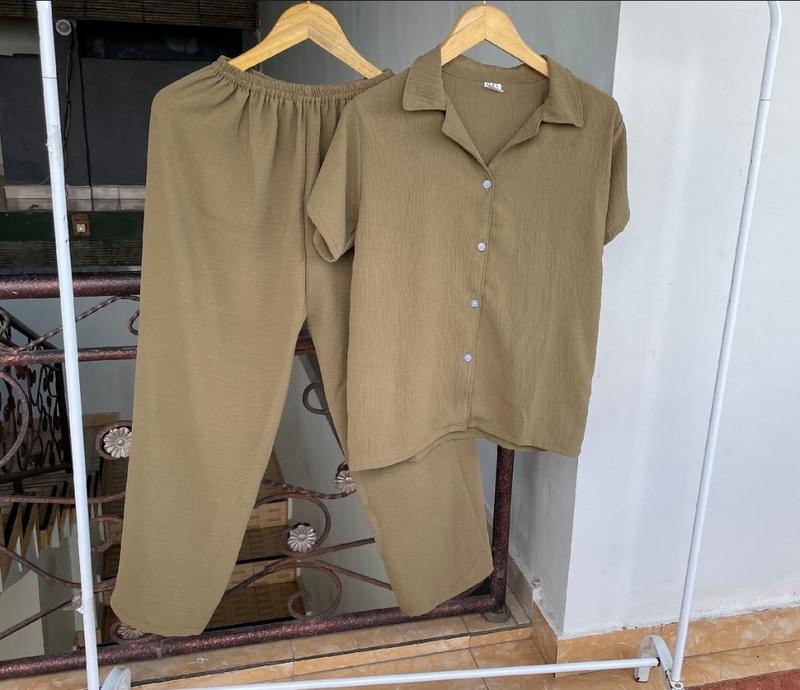 Product Introduction of BAJU SETELAN CRINGKEL AIRFLOW WANITA LD110 I CEKH I BAJU TIDUR SANTAI WANITA BUSUI ONESET Piyama 7