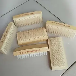 Azka Stationery SETENGAH LUSIN ( 6 PCS ) SIKAT Cuci Baju Pakaian Gagang Kayu Exsis / Kimo / Montana Sikat Lantai Exis / Kimo Montana Sikat Pembersih Exis / Kimo / Montana