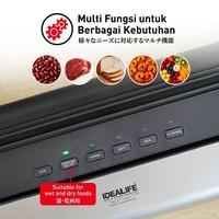 Gambar IDEALIFE - 2in1 Wet And Dry Vacuum Sealer – 2in1 Pembungkus Vacuum Kering Dan Basah - VS-1002 dari IDEALIFE ONLINE STORE Kota Administrasi Jakarta Utara 2 Tokopedia