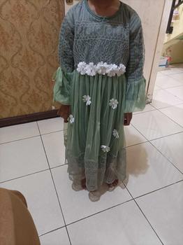 Product Review of Gamis anak hilya perempuan mewah dress anak mix brokatt tile premium terbaru viral from a**a 0
