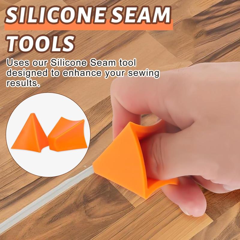 Product Introduction of Silicone Seam Tools,  Soft Silicone Caulking Tools Kit Silicone Applicator, Caulk Smoothing Tool Caulk Finishing Tools in 4 Size, 4/6/10/16mm Calking Tool for Kitchen, Bathroom 1