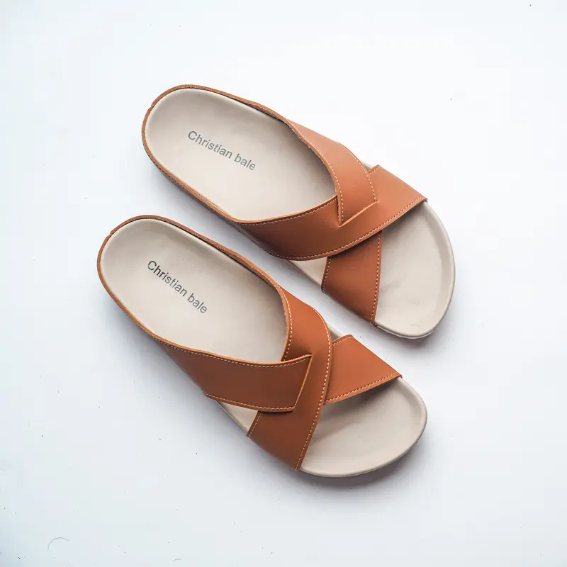Christian Bale Jessica sendal flat wanita Casual Sandal 3