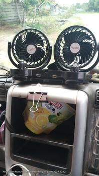 Product Review of Car Fan 24V Motor Asli Tembaga 100% from L** A**🏹 1