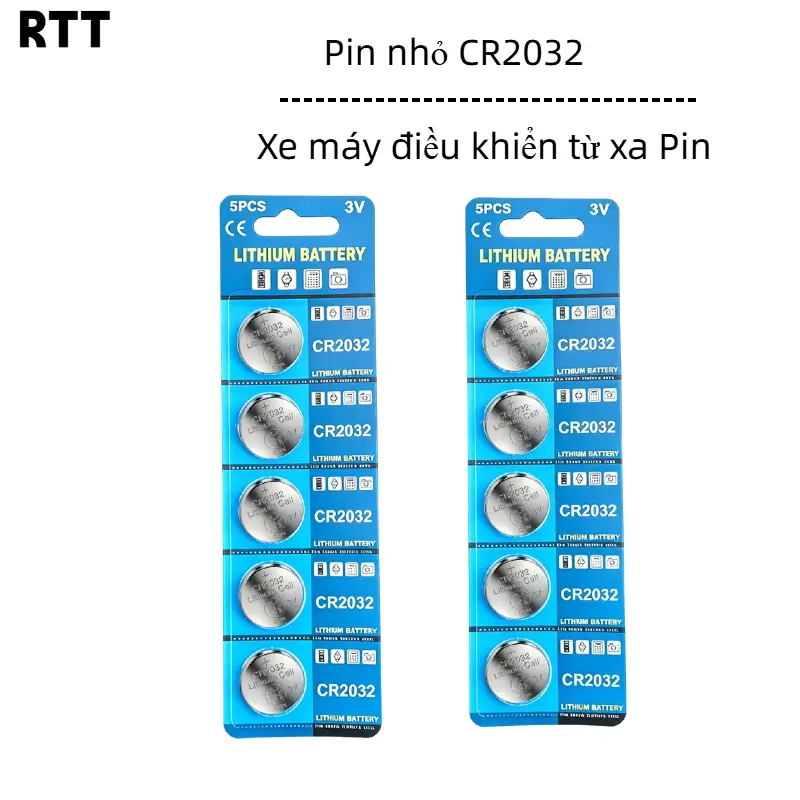 Pin CR 2032 Dùng thay pin điều khiển từ xa cho xe máy, ô tô - Thiết bị pin nút Ắc quy PIN CHÌA KHÓA ĐIỀU KHIỂN