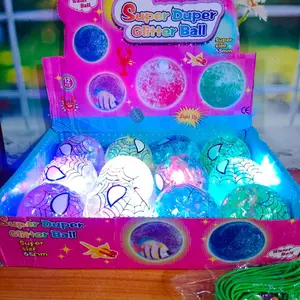 Bola bekel led motif satu box isi 12 pcs