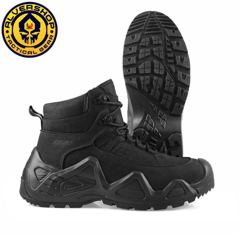 Sepatu Pdl Tali Putar Boots Model Lowa LOGGERMAX Gevechen 6inc” Hitam Tactical