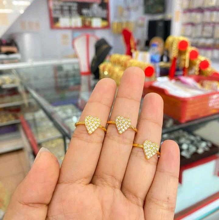 cincin permata putih love imp 0