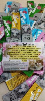 Product Review of Snack kucing creamy 1 kg 65 pcs Bestseller Cingka natural 24 bulan from c**o 0