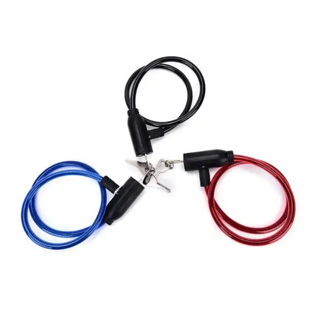 CL Gembok Sepeda Kunci Pengaman Sepeda Helm Motor Anti Maling Cable Safety Lock - Onlook 2
