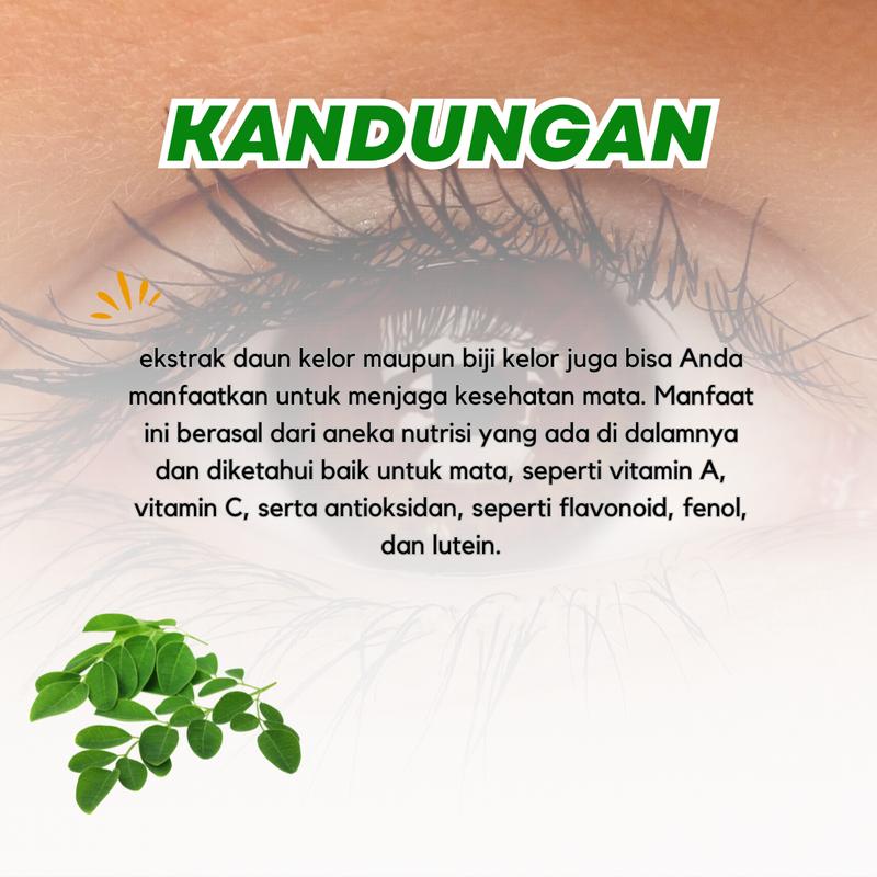 Keloreena Suplemen Mata Berlemak, Pterygium, Mata Merah Berselaput Keloreena Original Kapsul 2