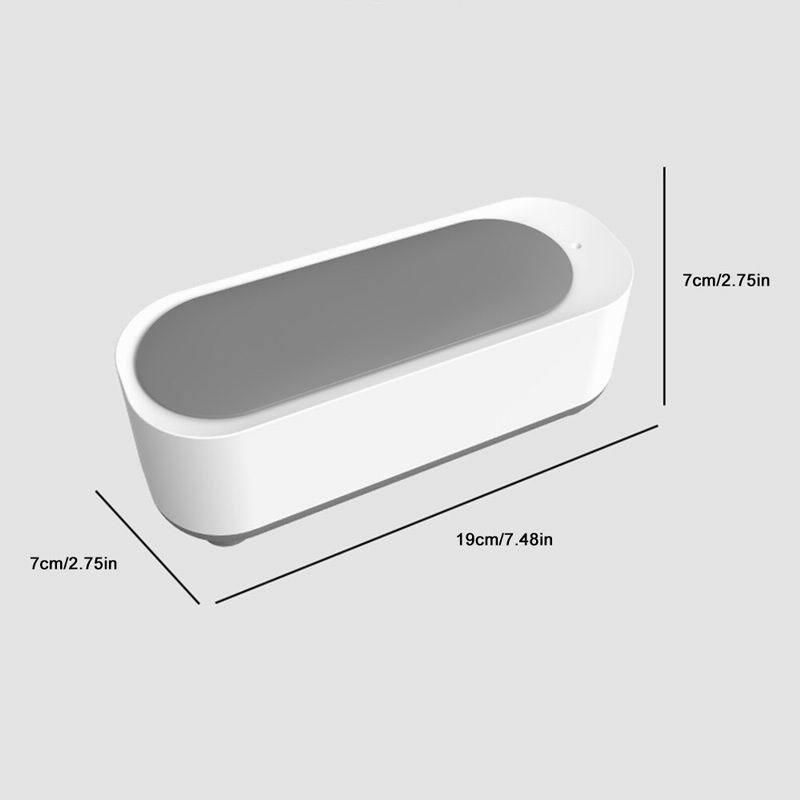 Product Introduction of 【SKIT SG】Ultrasonic Cleaning Machine (Battery / USB Rechargeable Version) Multifunction Wireless Easy Wash Portable Jewelry Glasses Silver Accessories Delicate Cleaner One-Key Opening Sonic Vibration Purification High Speed Power 8