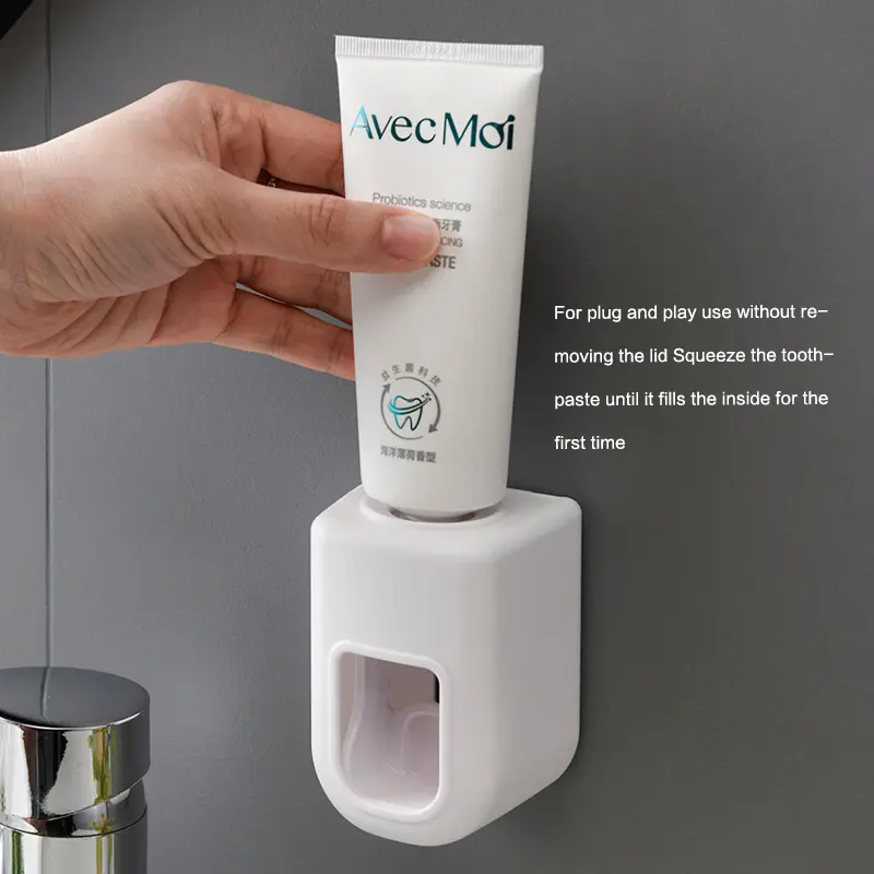 Dispenser Odol Toothpaste Dispenser Pemasangan Tanpa Paku Dispenser Pasta Gigi Desain Minimalis 3